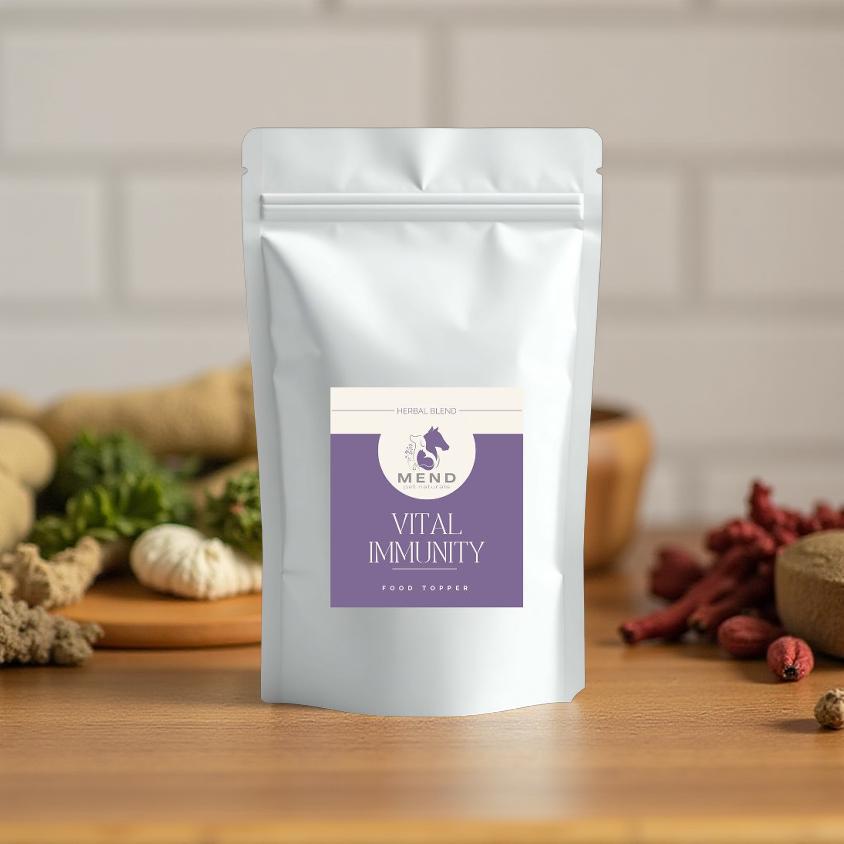 Mend Pet Naturals Vital Immunity Herbal Food Topper