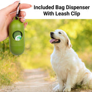 Mr. Peanut's XL Pooper Scooper Sized 13X11" BioDegradable BioPlastic Recycled Plant Based Waste Bags - 160 Count