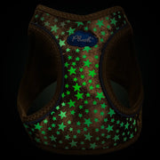 Plush Step In Glitter Glow Harness - Gold