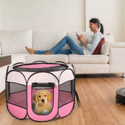 Portable Foldable Pet Playpen For Dogs Cats Other Pets - Pristine Pet Supply