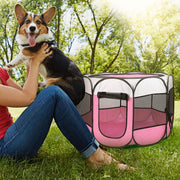 Portable Foldable Pet Playpen For Dogs Cats Other Pets - Pristine Pet Supply
