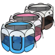 Portable Foldable Pet Playpen For Dogs Cats Other Pets - Pristine Pet Supply