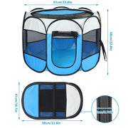 Portable Foldable Pet Playpen For Dogs Cats Other Pets - Pristine Pet Supply