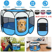 Portable Foldable Pet Playpen For Dogs Cats Other Pets - Pristine Pet Supply