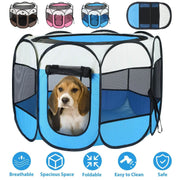 Portable Foldable Pet Playpen For Dogs Cats Other Pets - Pristine Pet Supply