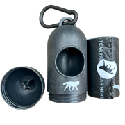 compostable plant-based dog poop bags + bamboo dispenser - Pristine Pet Supply
