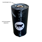 compostable plant-based dog poop bags + bamboo dispenser - Pristine Pet Supply