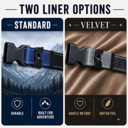 Rugged Waterproof AirTag Dog Collar with Holder