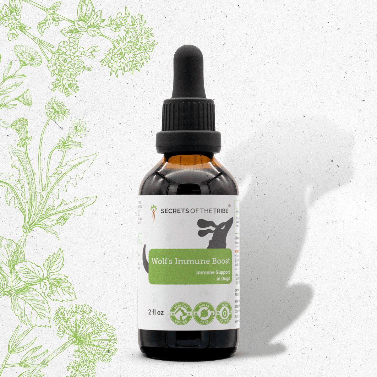 Secrets Of The Tribe Wolf's Immune Support Herbal Blend for Dogs