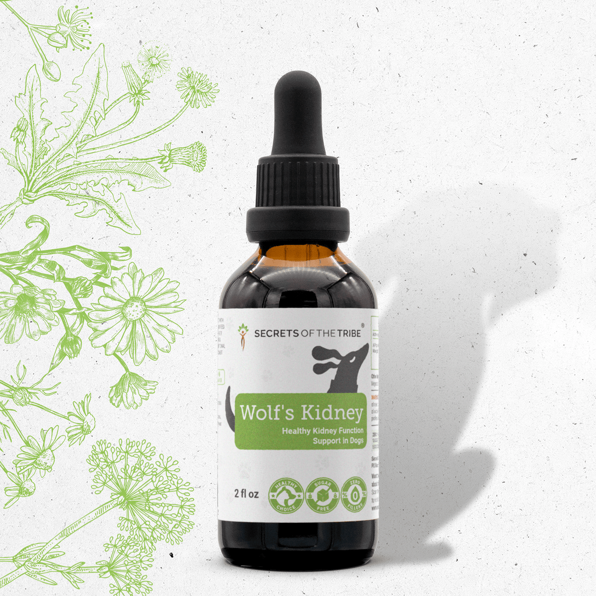 Secrets Of The Tribe Wolf's Kidney Support Herbal Blend for Dogs