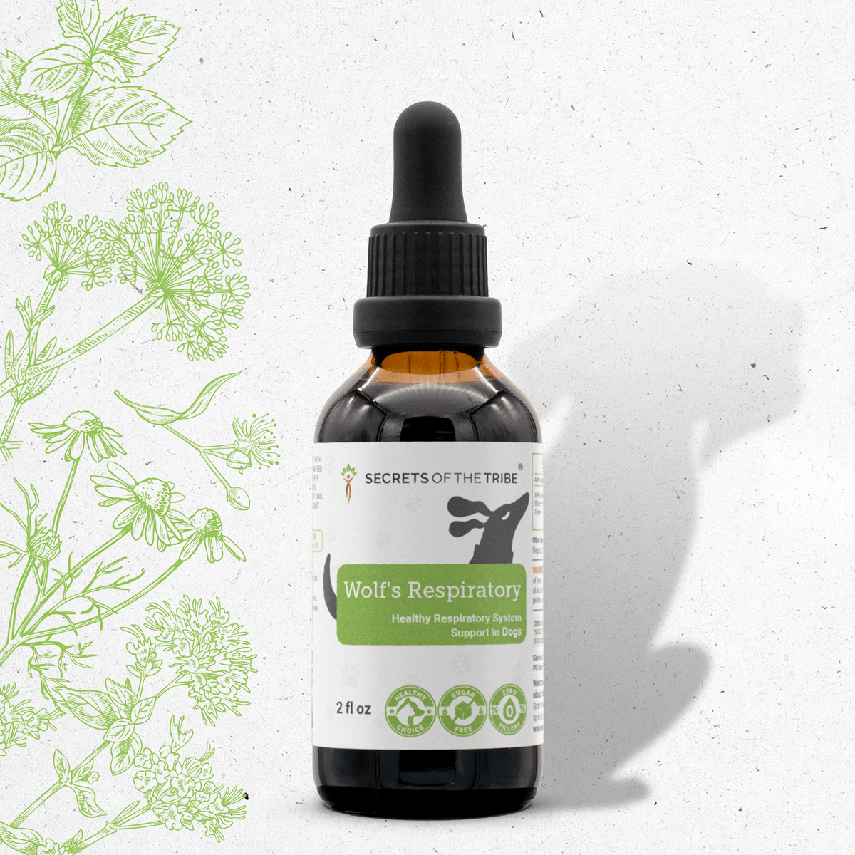 Secrets Of The Tribe Wolf's Respiratory Herbal Blend for Dogs