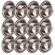 Jeffers Stainless Steel Embossed Wide-Lip Food & Water Pet Bowls