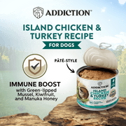 Wild Islands Island Chicken & Turkey Recipe Premium Grain-free Canned Dog Food 185g