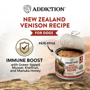 Wild Islands New Zealand Venison Recipe Premium Grain-free Canned Dog Food 185g