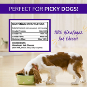Dehydrated Himalayan Yak Cheese Dog Food Topper - Pristine Pet Supply